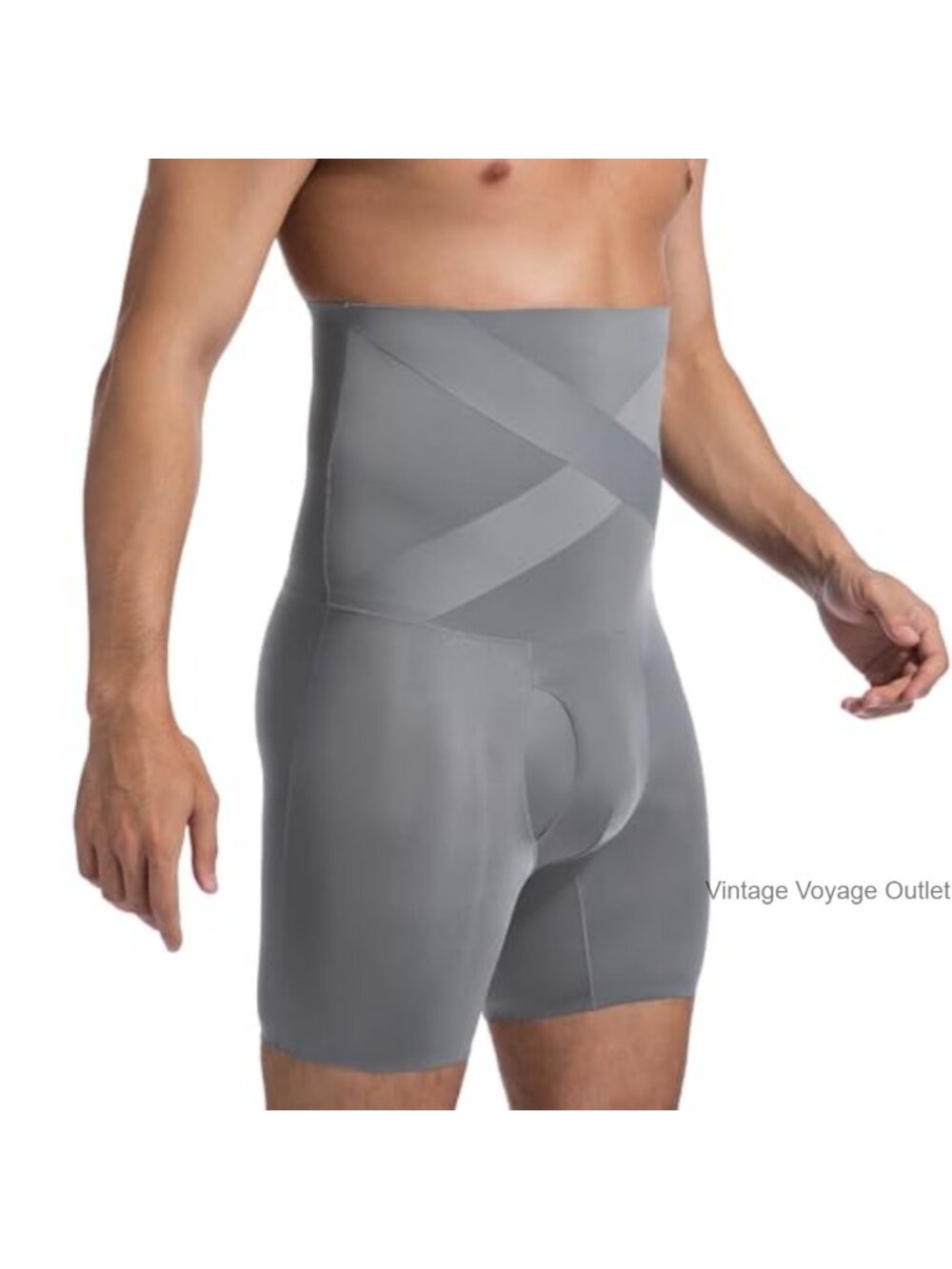 Tummy Control Boxer Briefs Compression Shorts Shaper High-waisted Long-legs